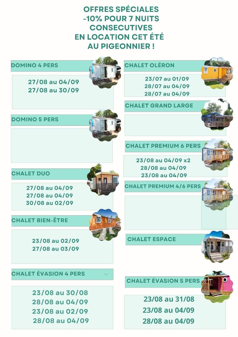 Promotion camping Oléron