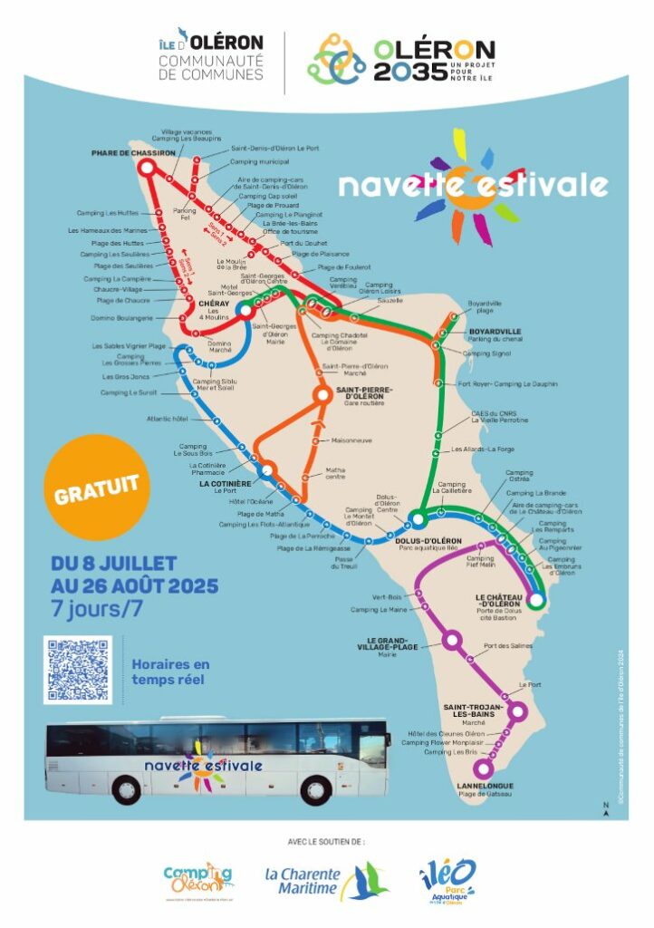 Navettes Plages Oléron