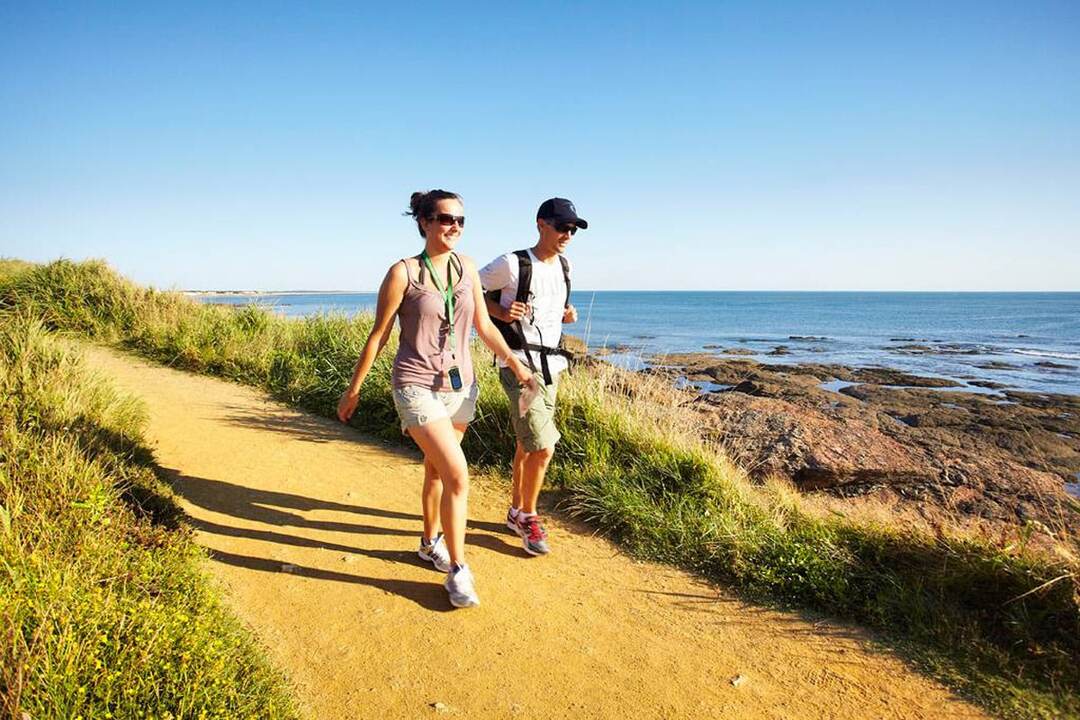 hiking on Oléron